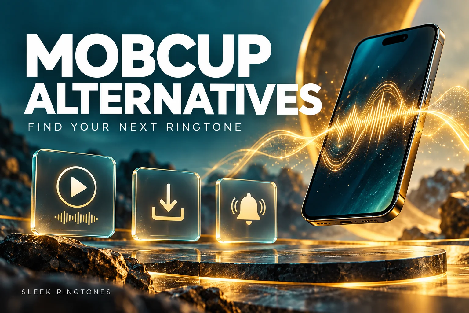 Mobcup alternatives guide illustrating preview, download and ringtone selection