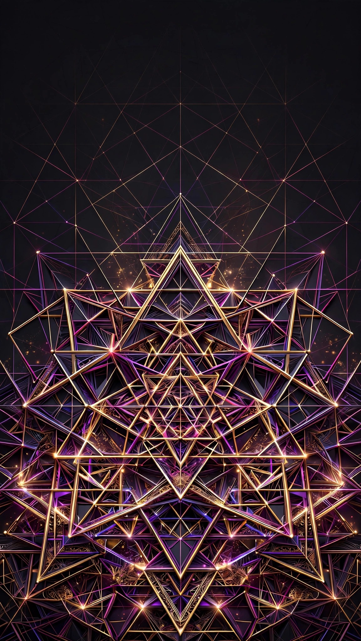 sacred geometry triangles abstract wallpaper
