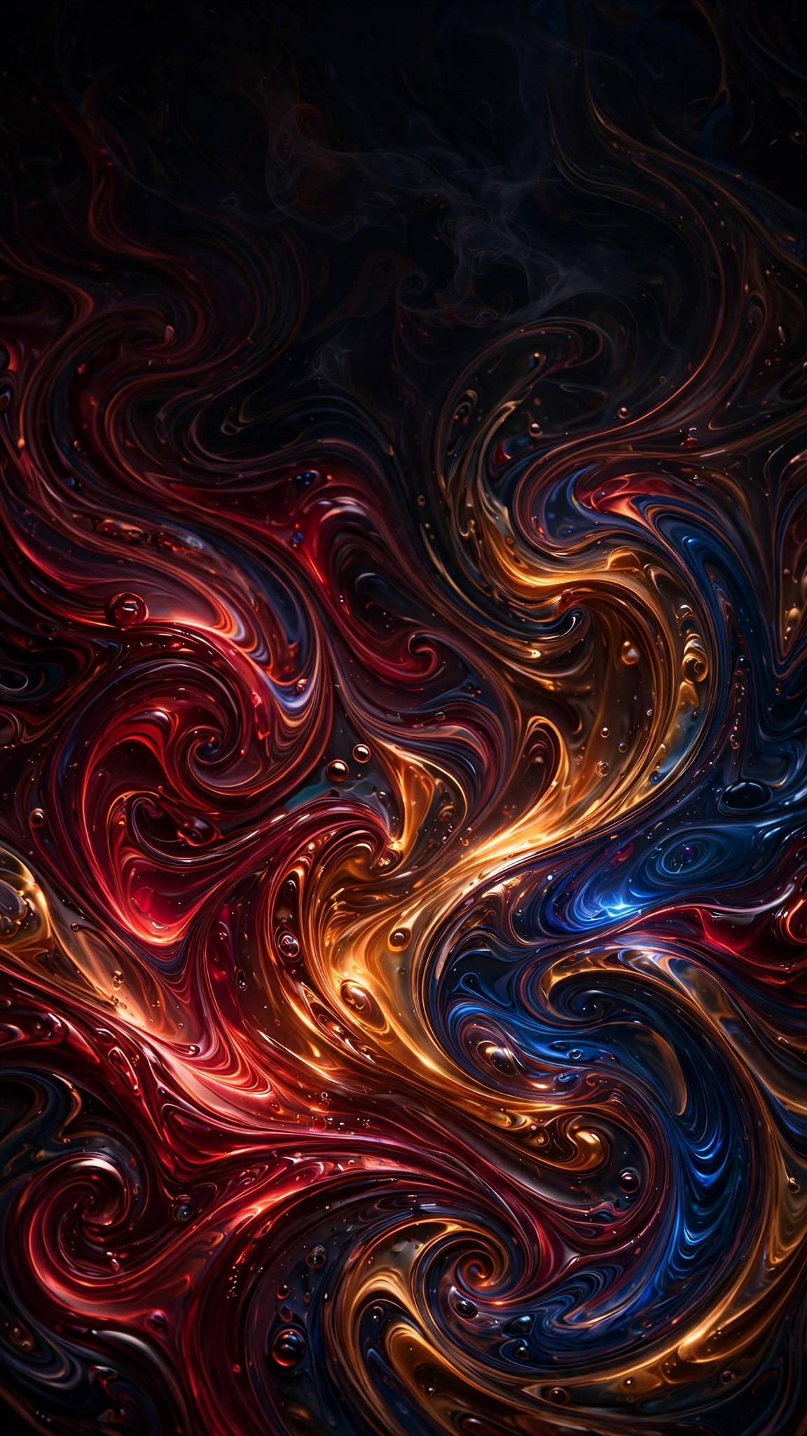 Molten Glass Marble Swirl - free phone wallpaper
