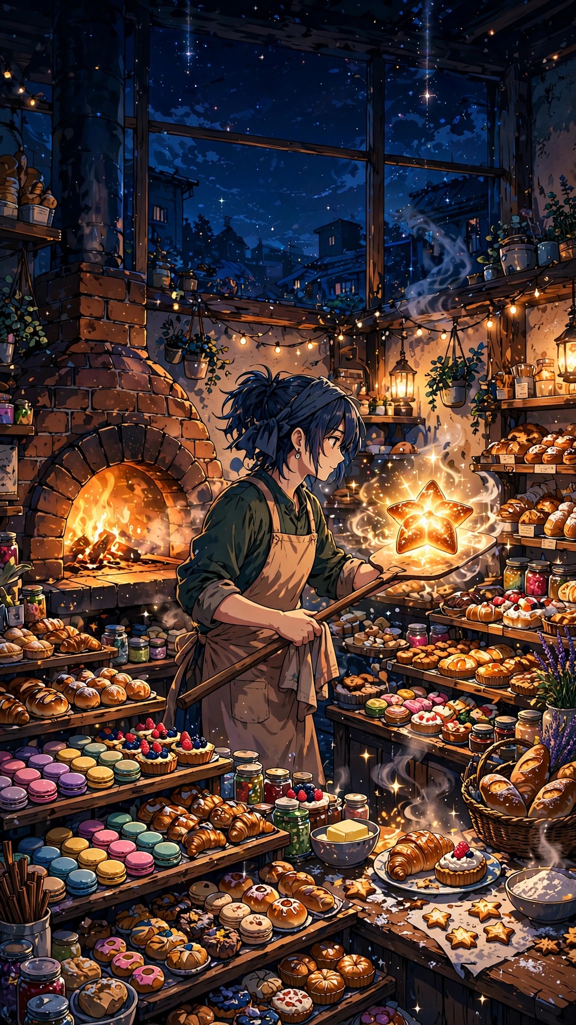 Midnight Bakery Star Bread wallpaper