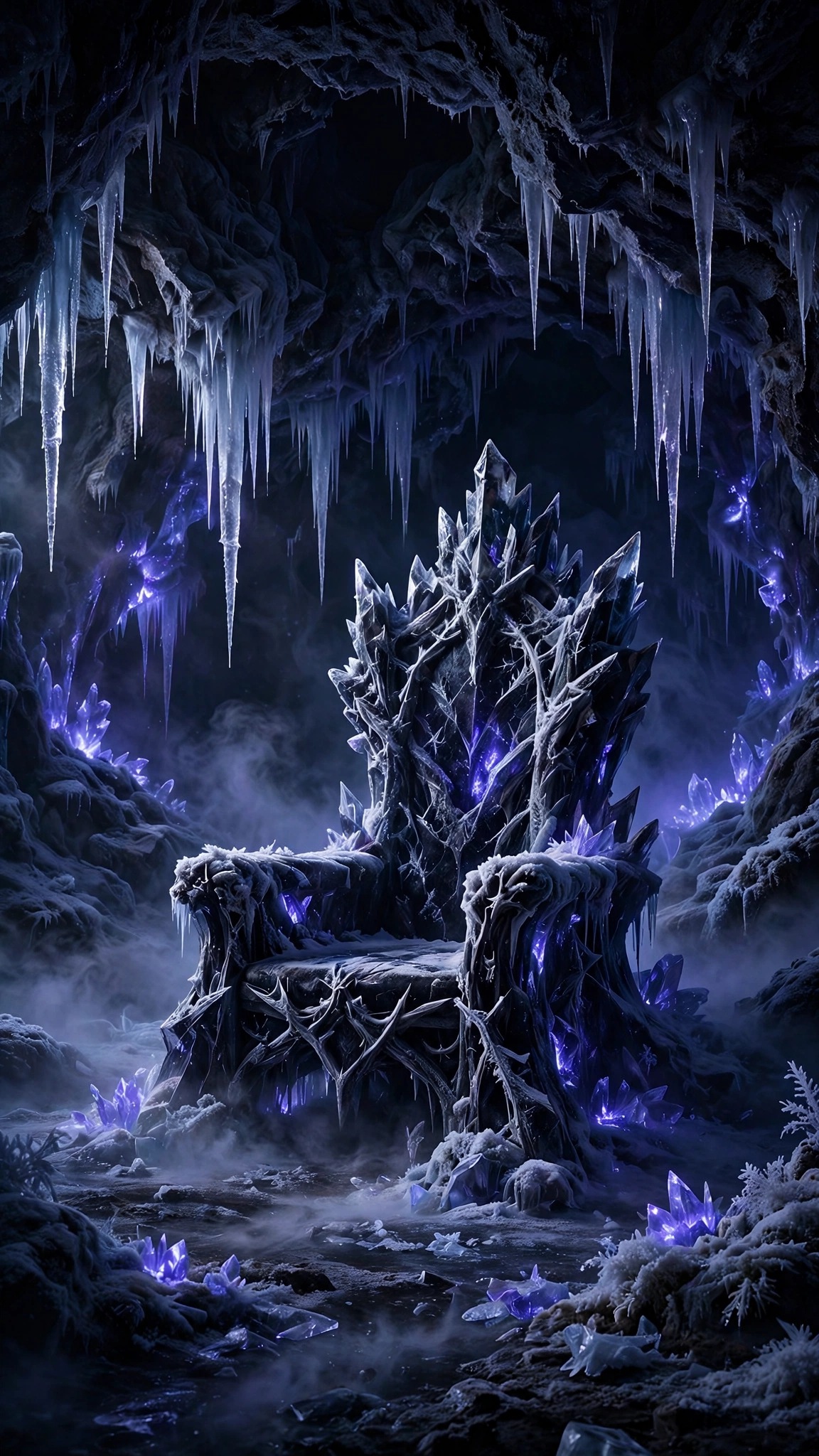 Frozen Throne Ice Cavern wallpaper