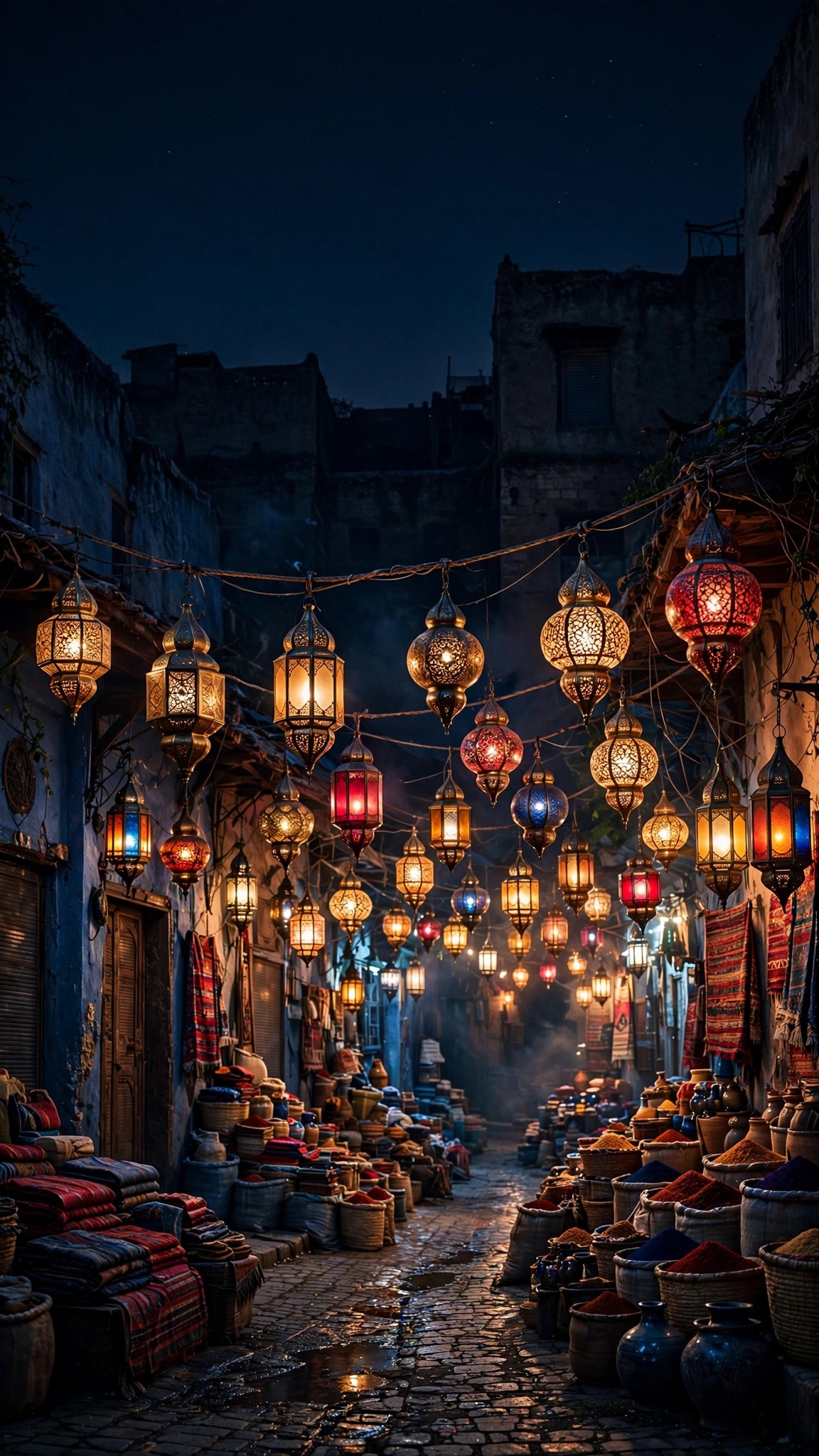 night souk lanterns