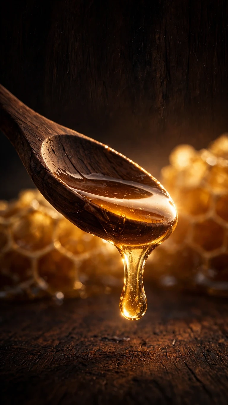 golden honey drop spoon minimal minimal phone wallpaper