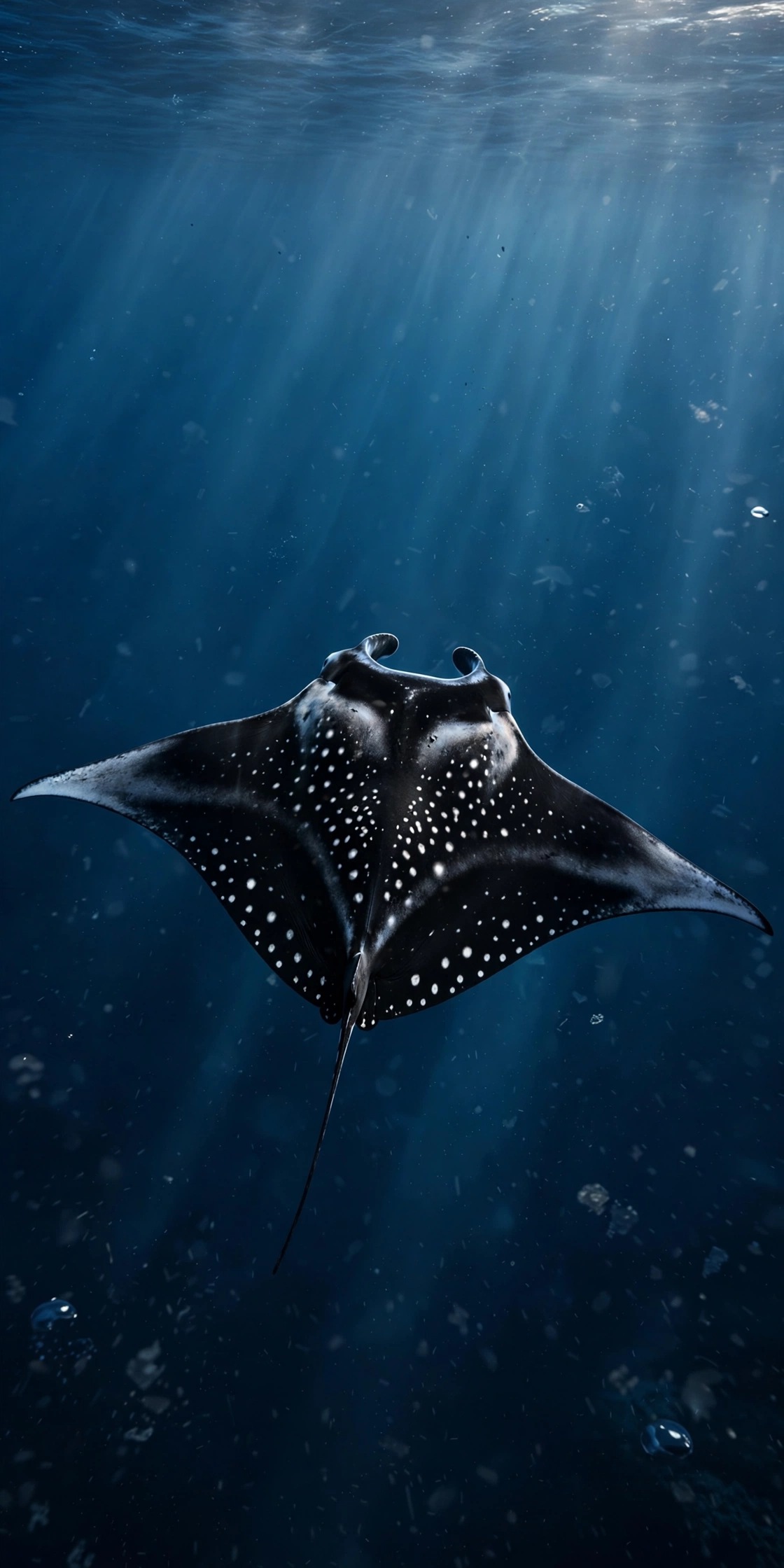 spotted manta ray