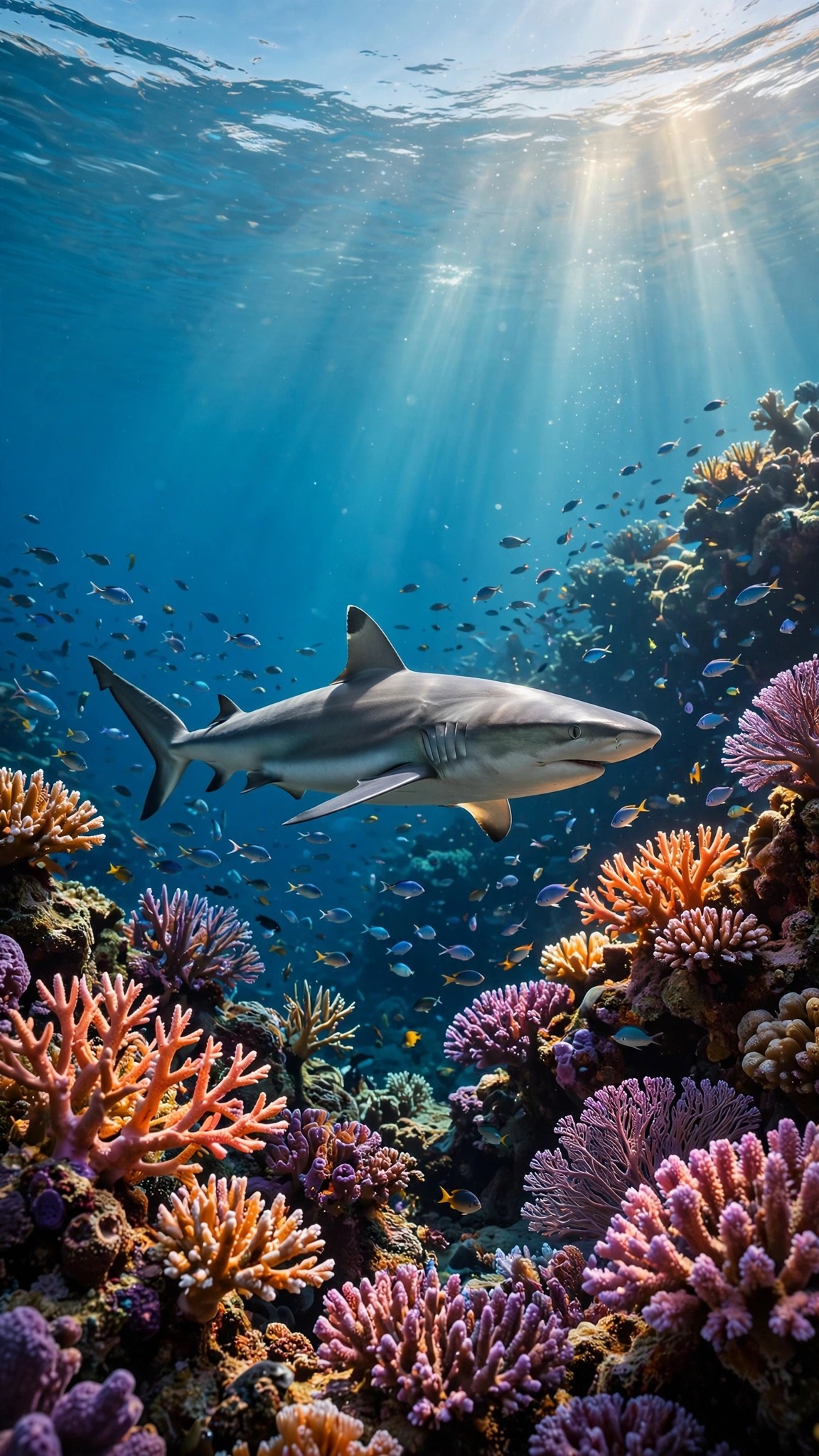 coral reef shark