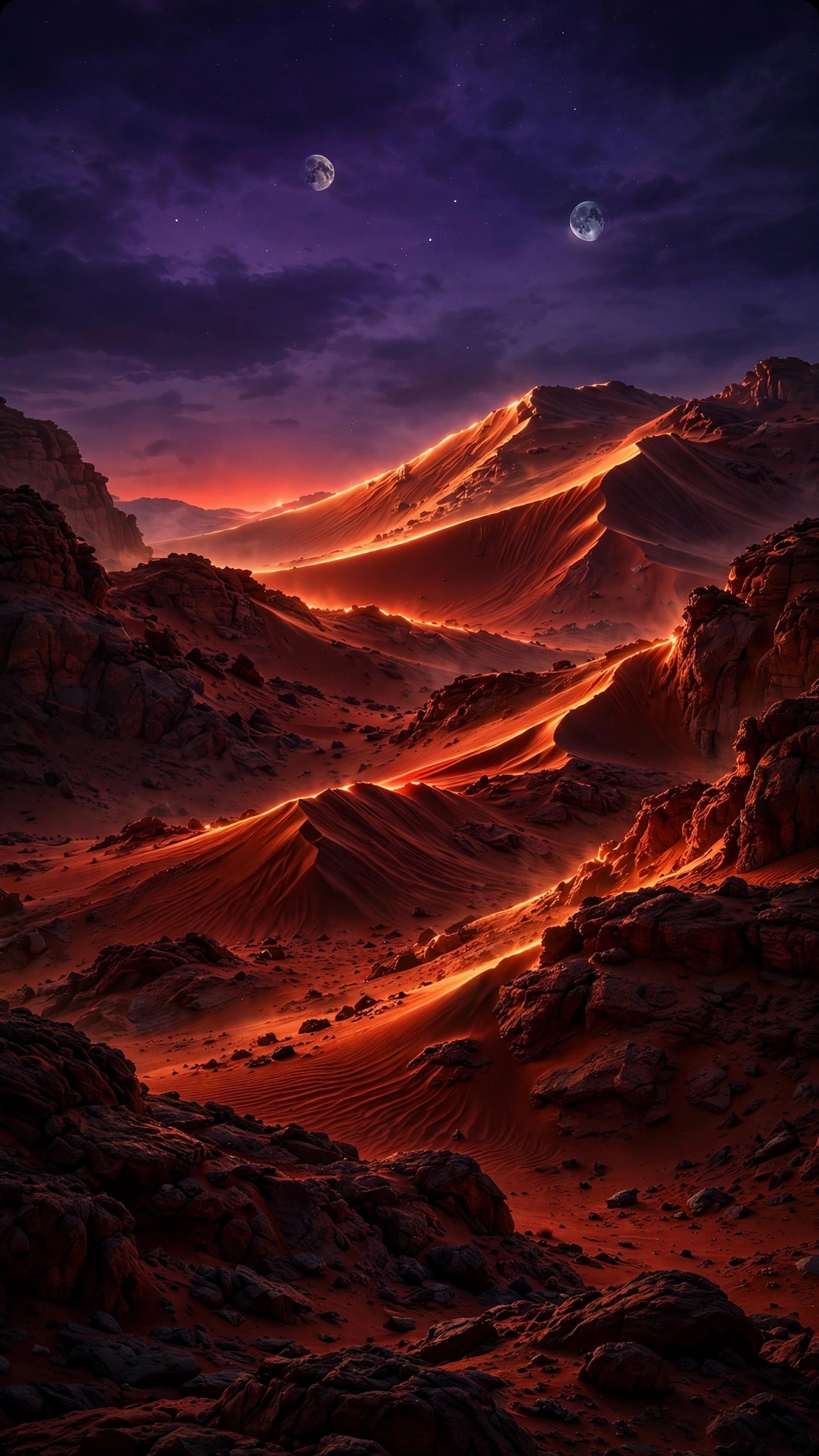 mars red desert space wallpaper free download