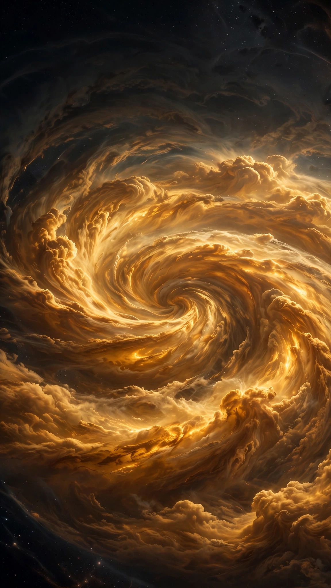 Venus Cloud Vortex space wallpaper for phone