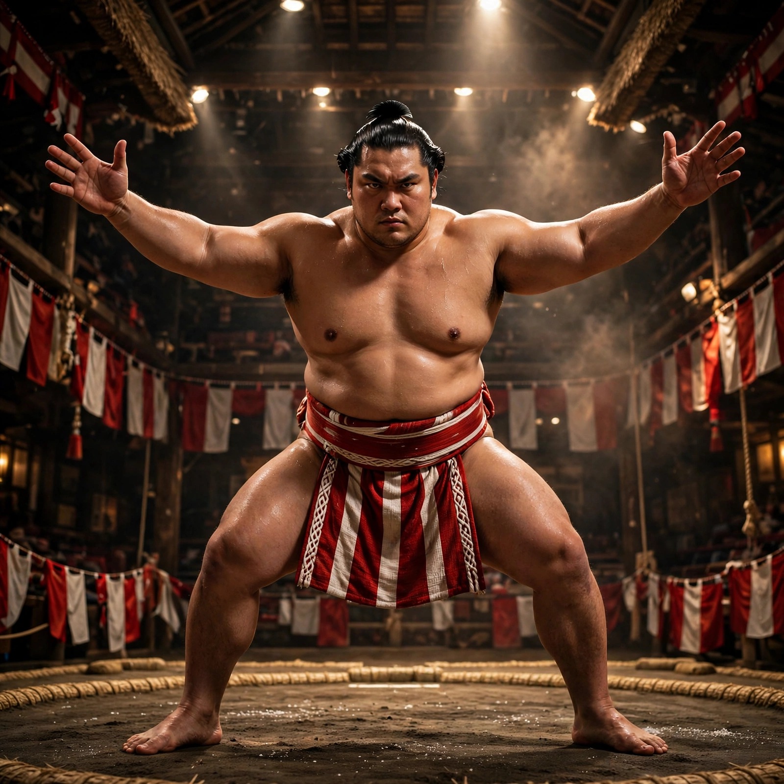 Arena Sumo Wrestler Stance Attitude DP — free WhatsApp DP download