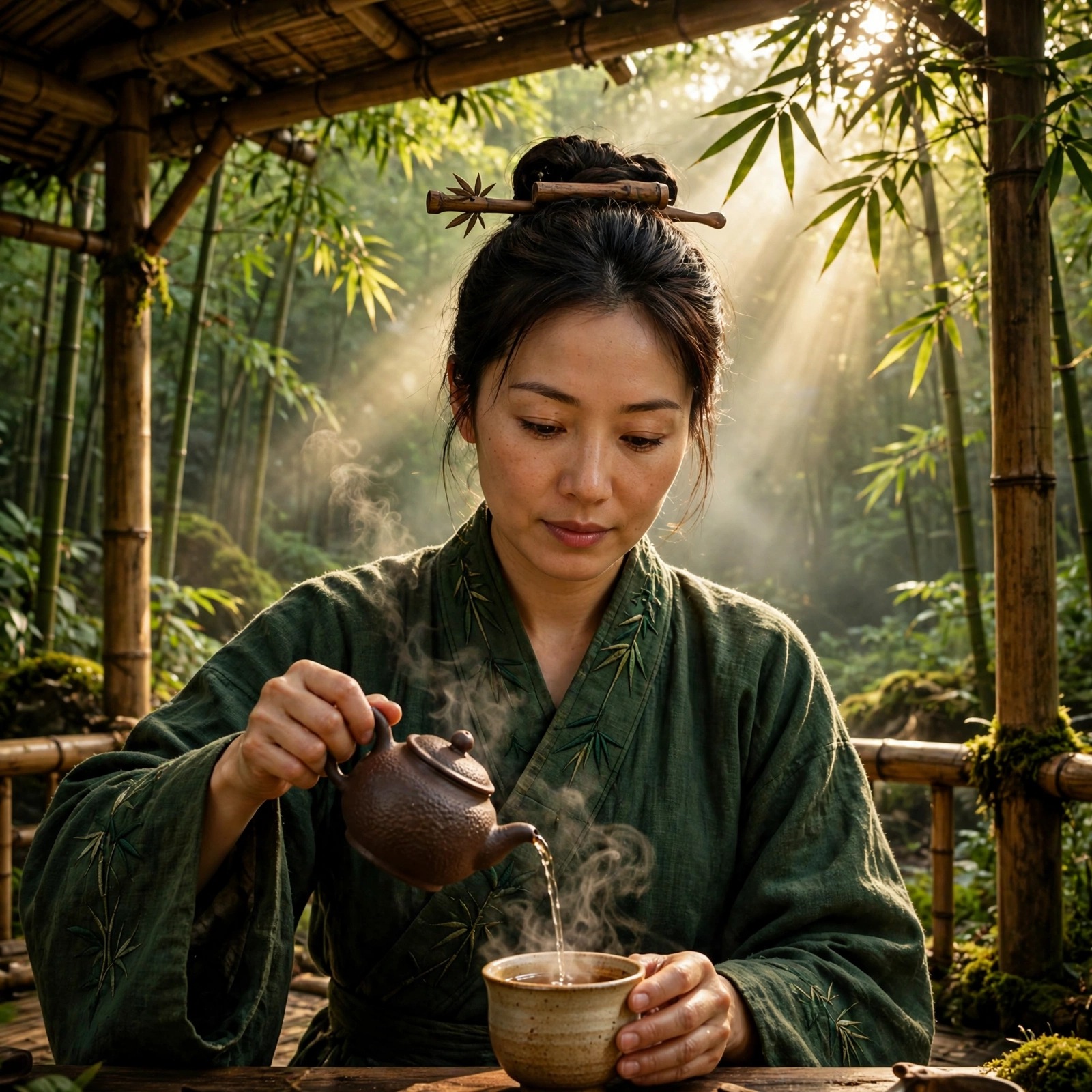 Bamboo Tea Master Pavilion Girls DP — free WhatsApp DP download