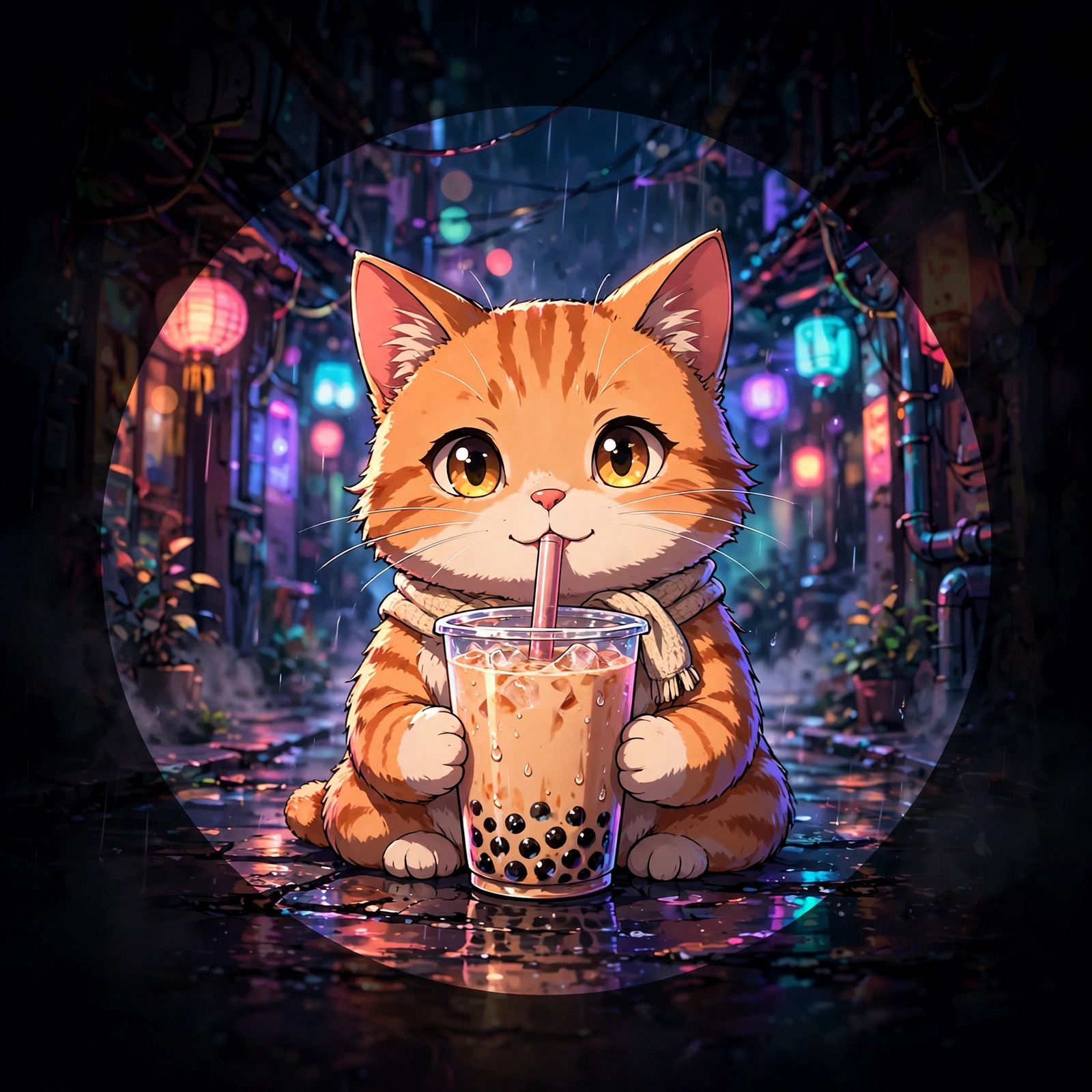Bubble Tea Alley Cat