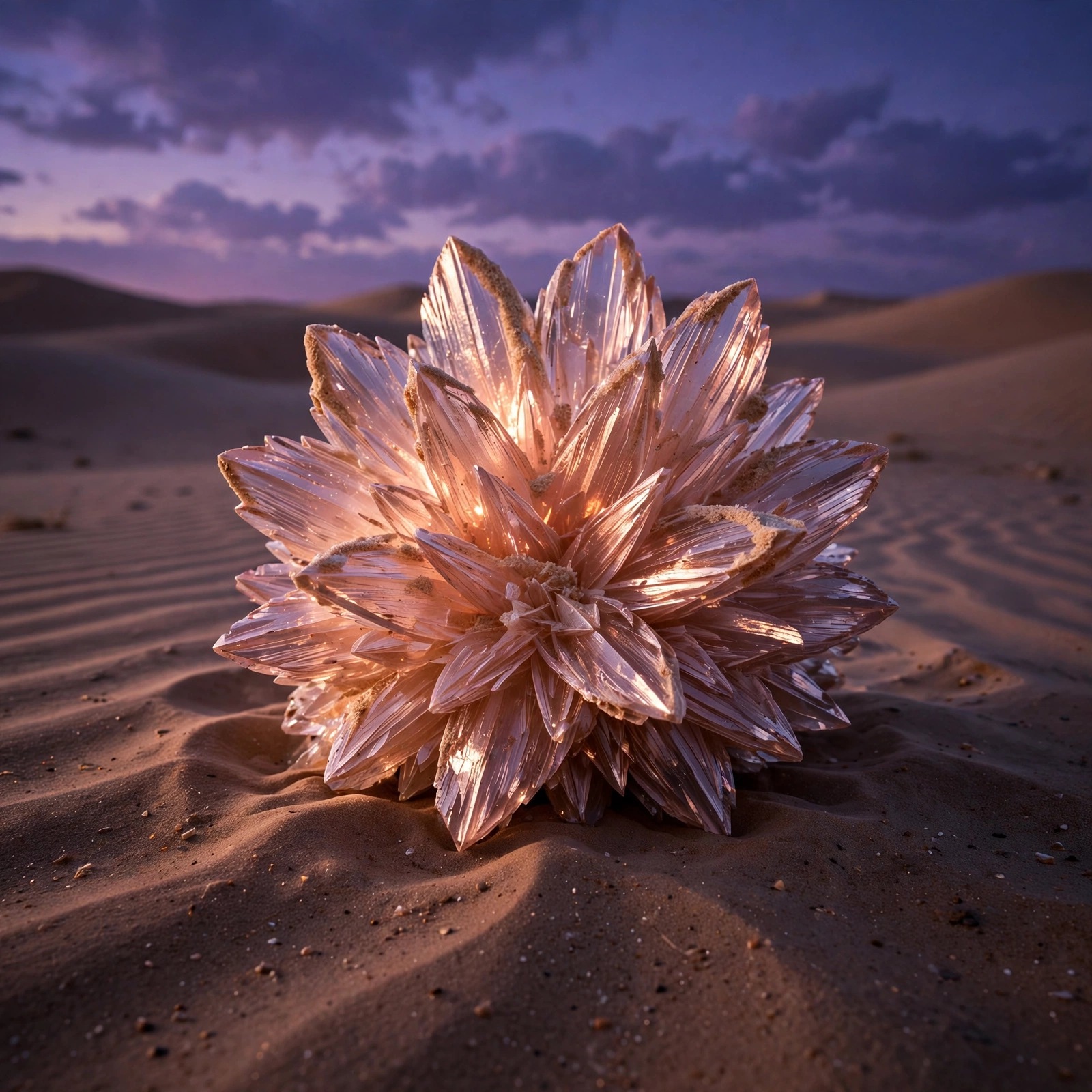 desert rose crystal dunes dusk islamic dp