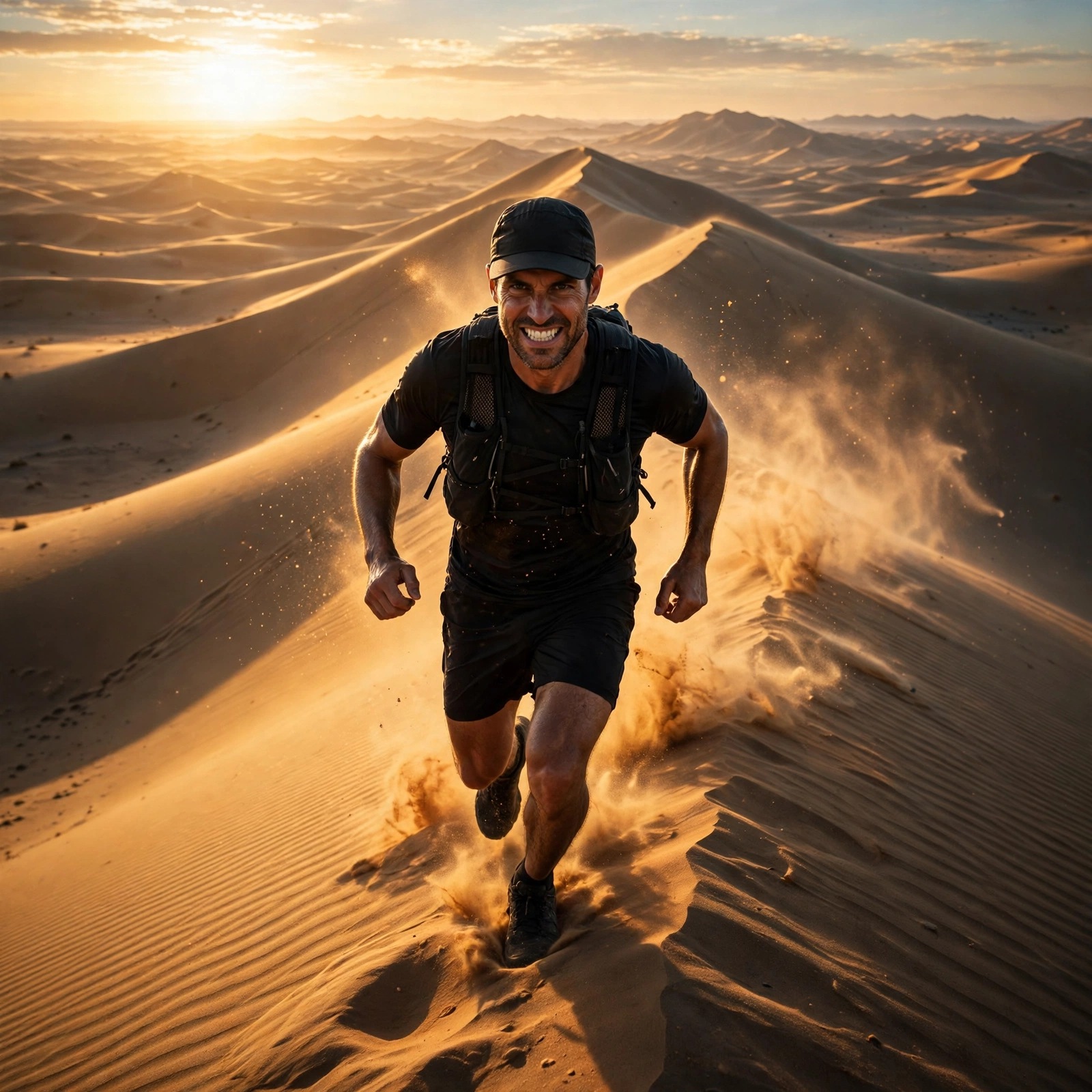 Desert Ultrarunner Dunes Attitude DP — free attitude DP for WhatsApp profile