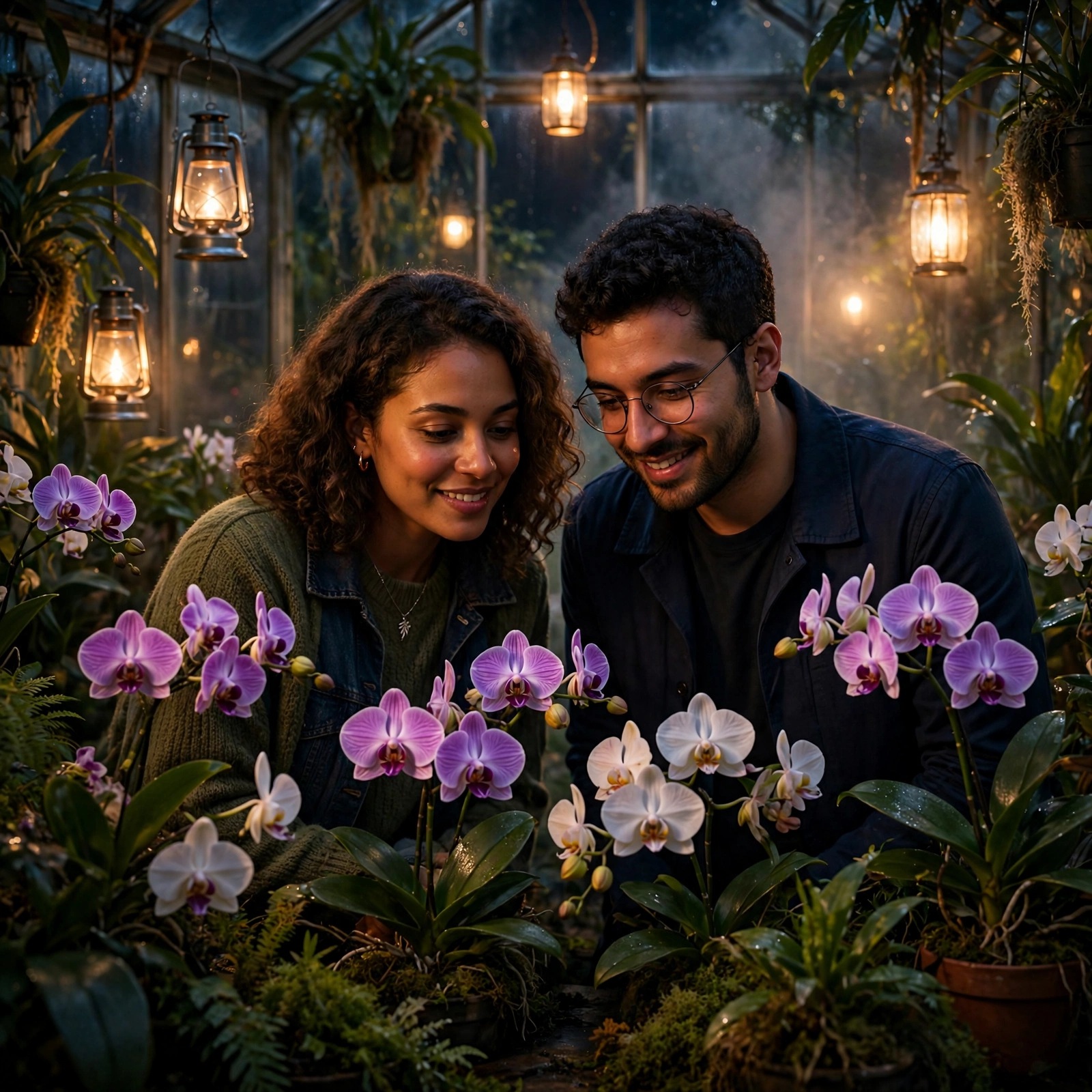 Friends Greenhouse Orchids Night - Friendship WhatsApp DP