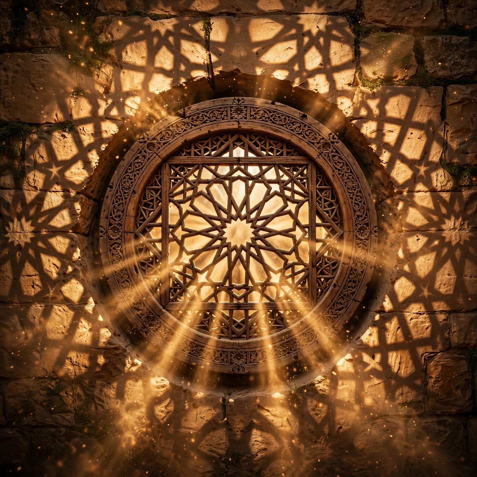 mashrabiya window geometric light islamic dp