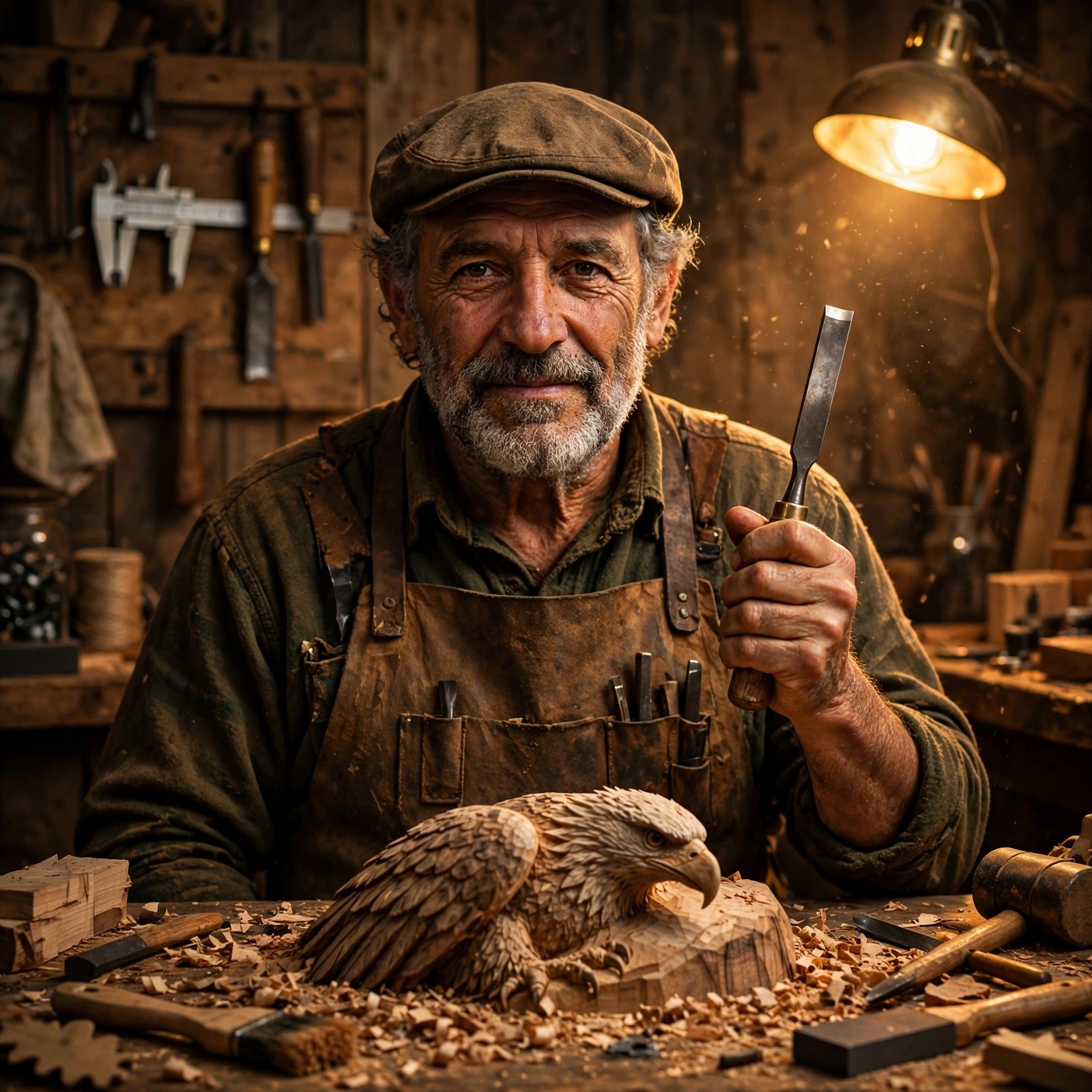 Rustic Woodcarver Workshop Attitude DP