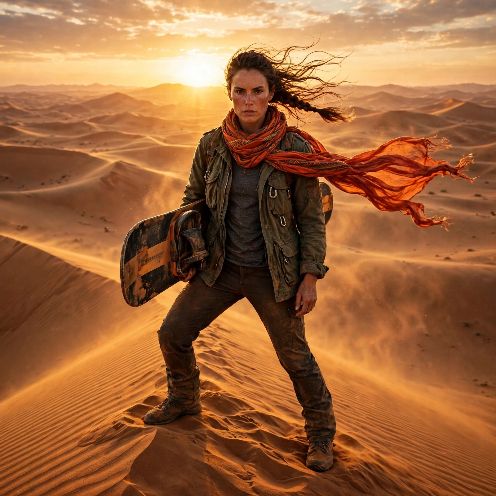Sahara Dune Sandboarder Attitude DP — free WhatsApp DP download