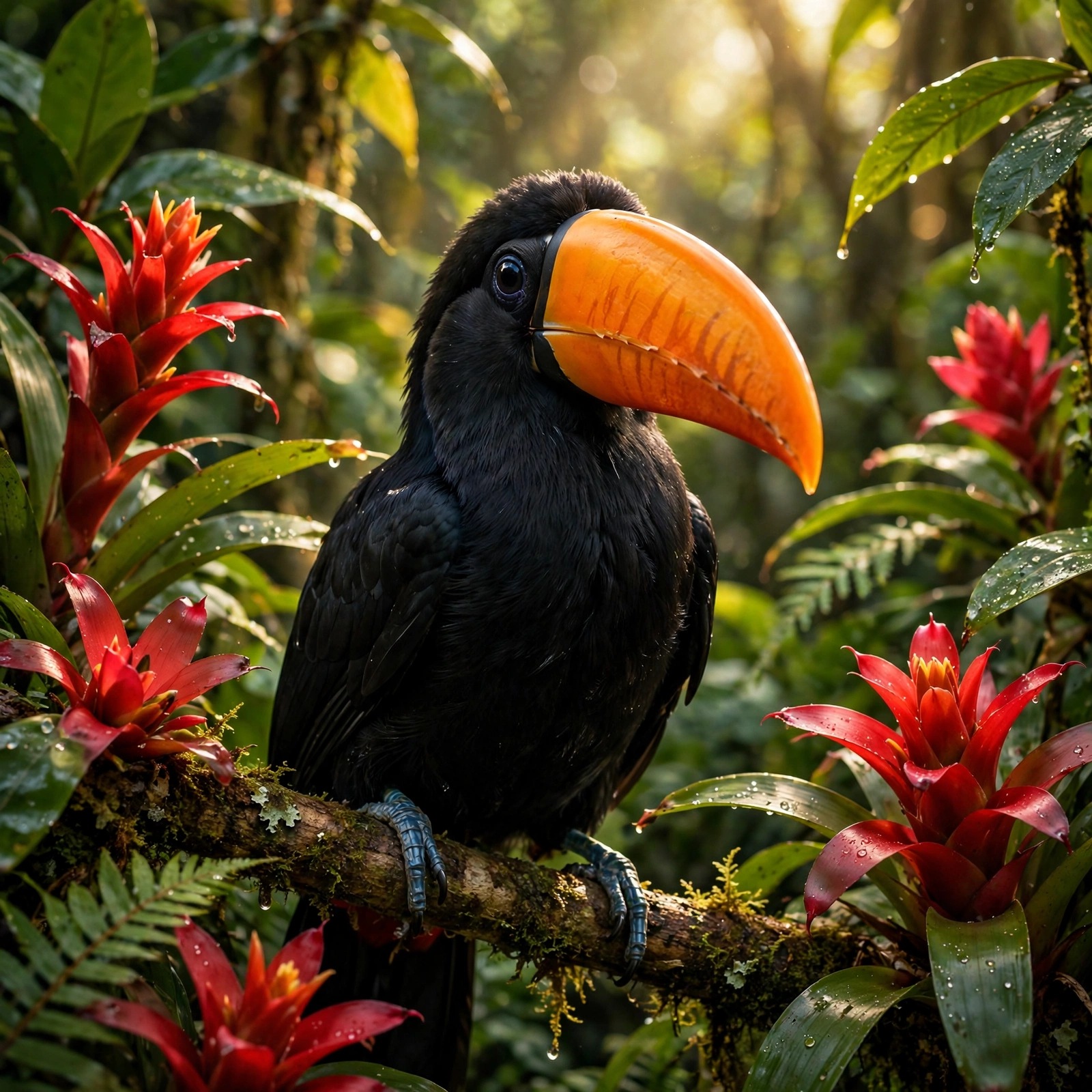 Toucan Rainforest Perch - square animals WhatsApp DP