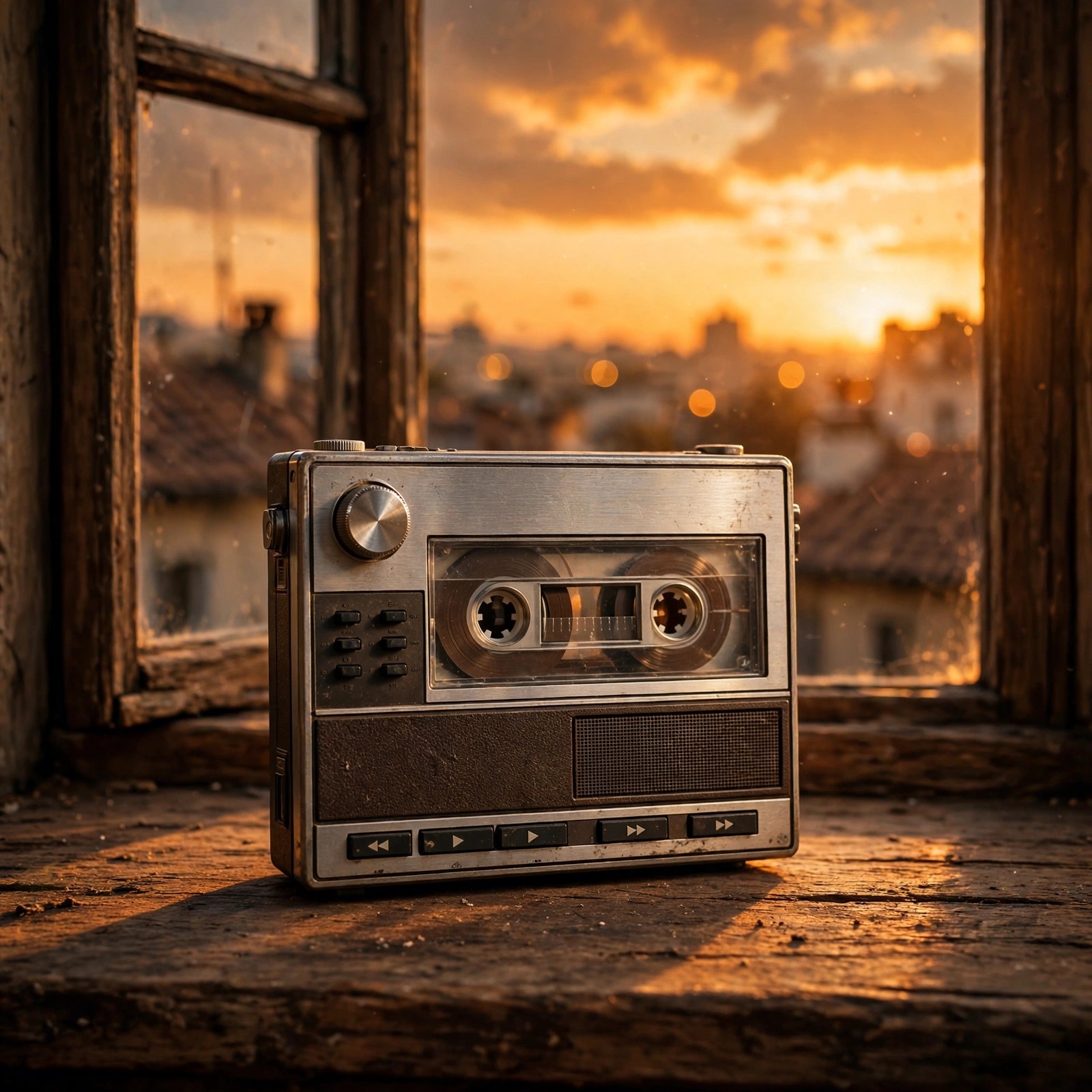 a vintage cassette player dp