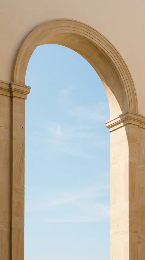 Golden Arch Ocean Wallpaper free HD mobile background