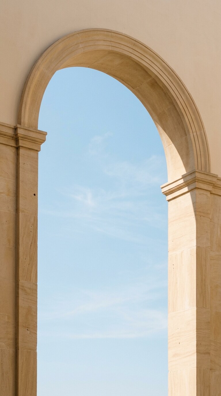 Golden Arch Ocean Wallpaper free HD mobile background