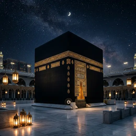 Kaaba Night DP free HD WhatsApp profile picture