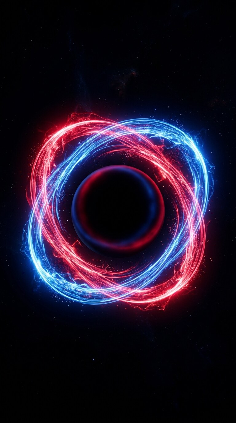 Neon Ring AMOLED Wallpaper free HD mobile background