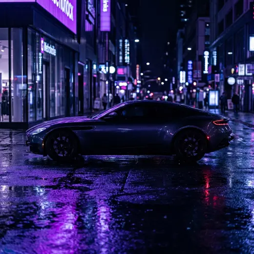 Neon Sports Car DP free HD WhatsApp profile picture