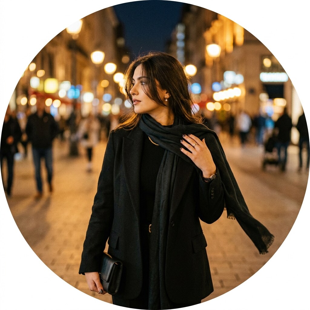 Night Market Girl DP free HD WhatsApp profile picture