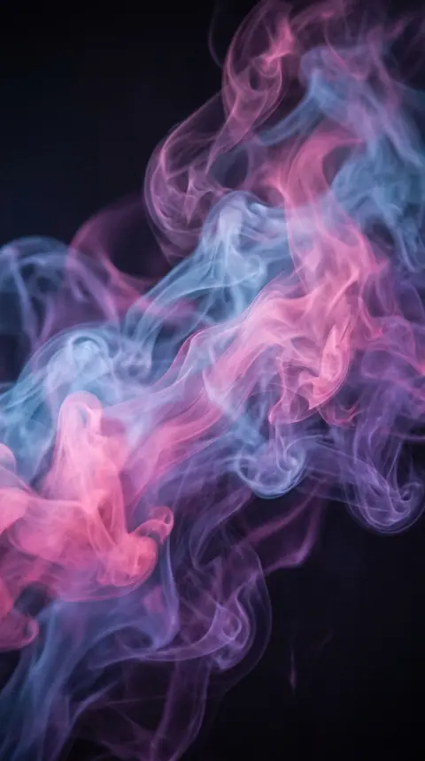Pink Blue Smoke Wallpaper free HD mobile background