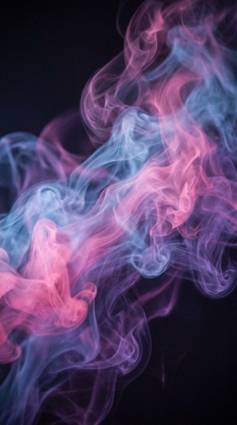 Pink Blue Smoke Wallpaper free HD mobile background