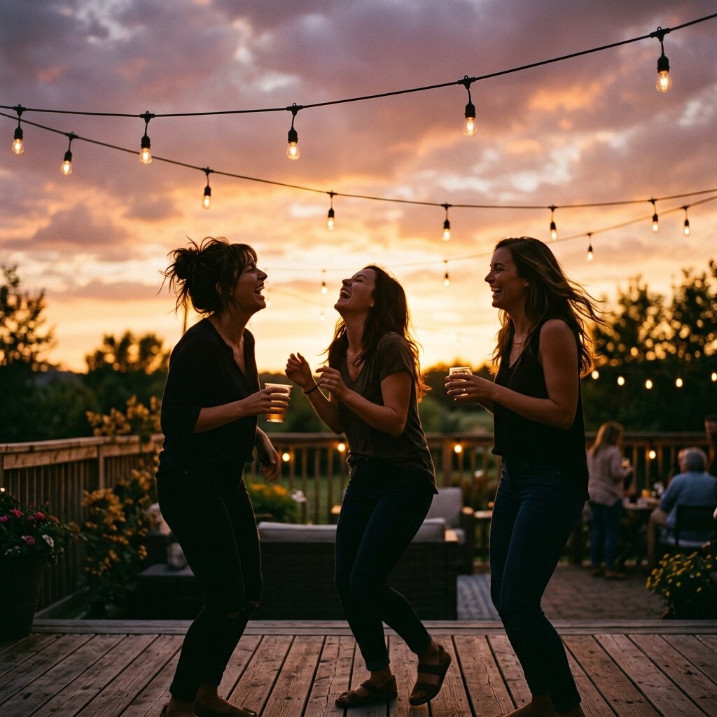 Rooftop Best Friends DP free HD WhatsApp profile picture
