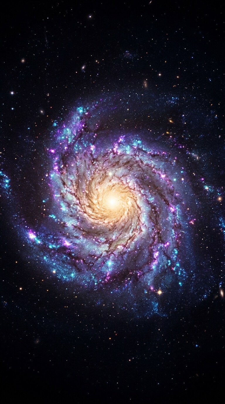 Spiral Galaxy Wallpaper free HD mobile background
