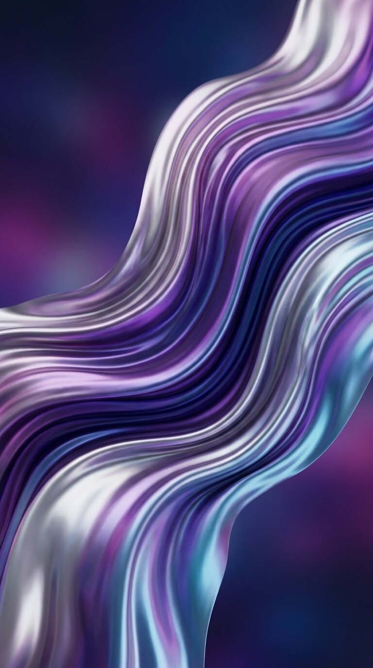 Violet Silk Waves Wallpaper free HD mobile background
