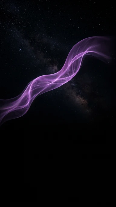 A dancing aurora ribbon.