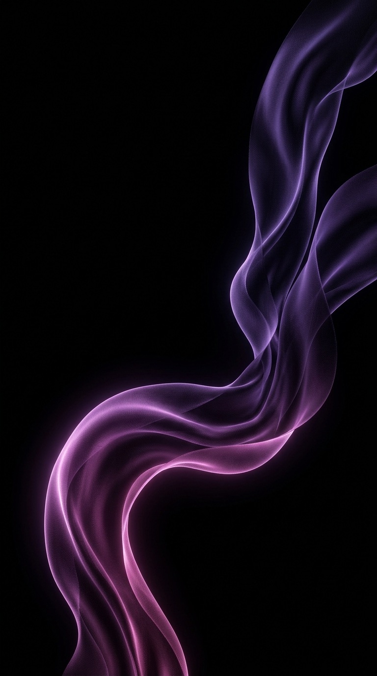 A flowing silk ribbon.