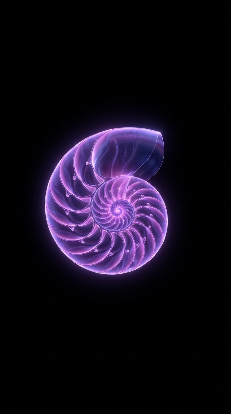 A radiant spiral shell.
