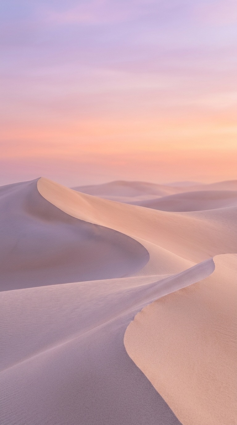 Soft gradient sand dunes.