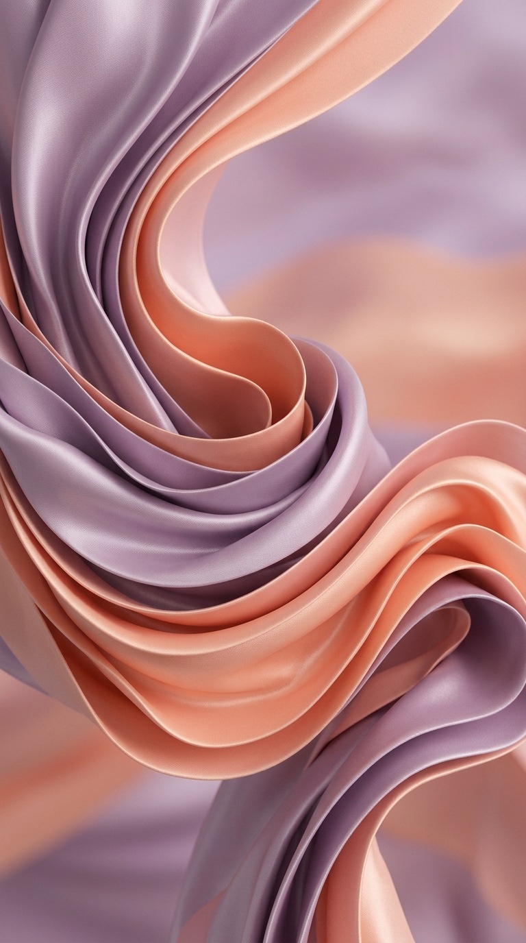Woven satin curves.