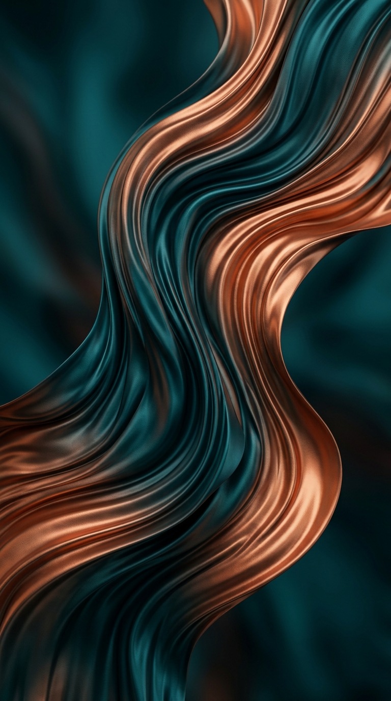 Rippling liquid silk.