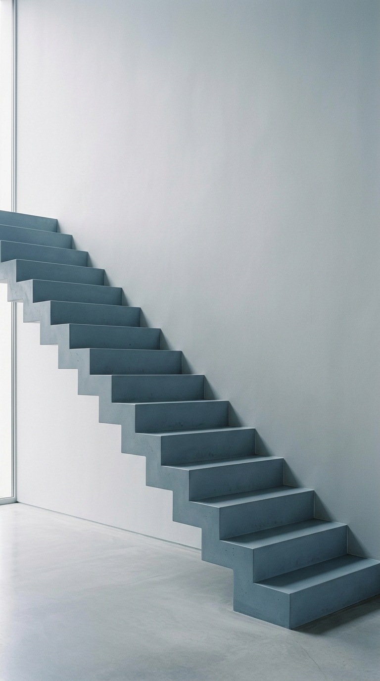 A clean geometric staircase.