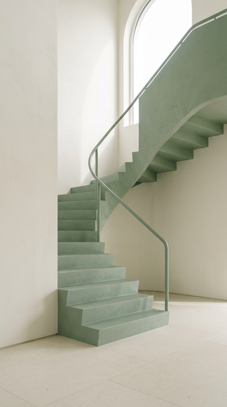 A clean geometric staircase.