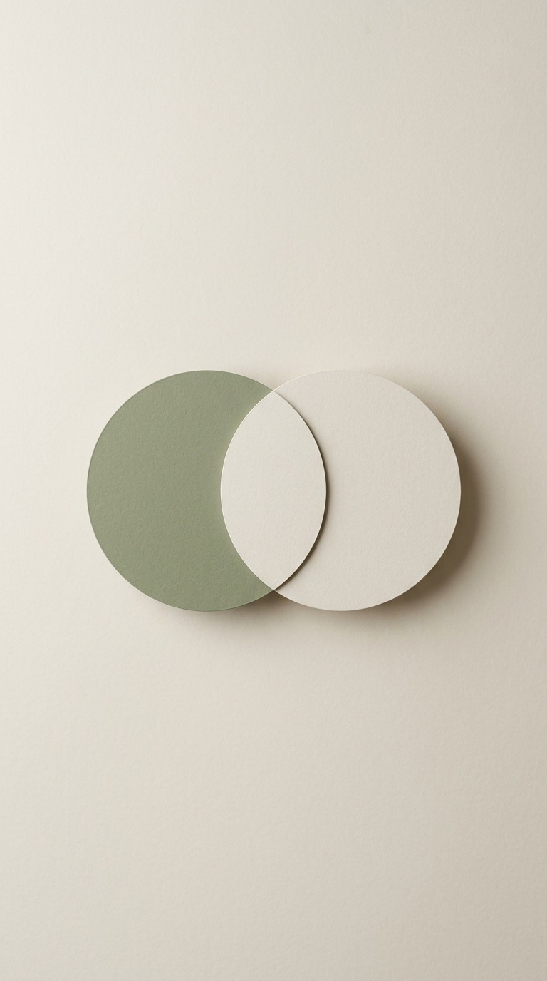 A simple pair of overlapping circles.