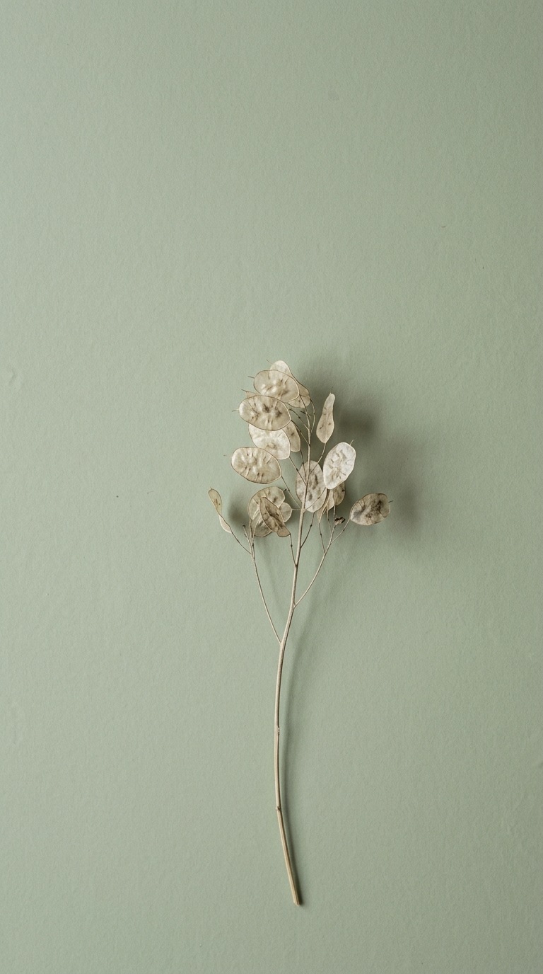 A solitary dried flower.