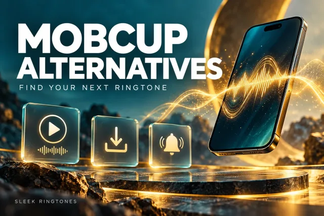 Mobcup alternatives guide illustrating preview, download and ringtone selection