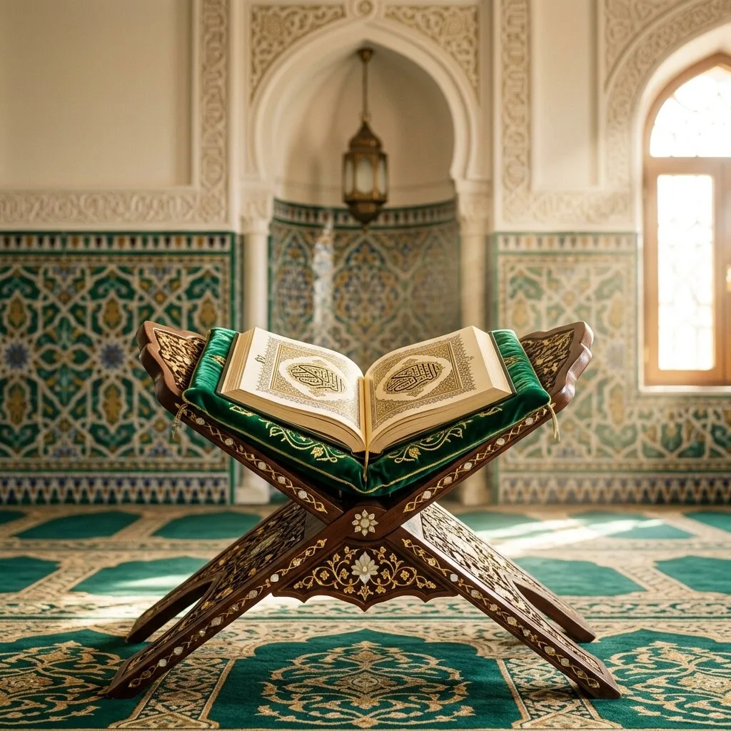 Quran Mosque Interior DP free HD WhatsApp profile picture