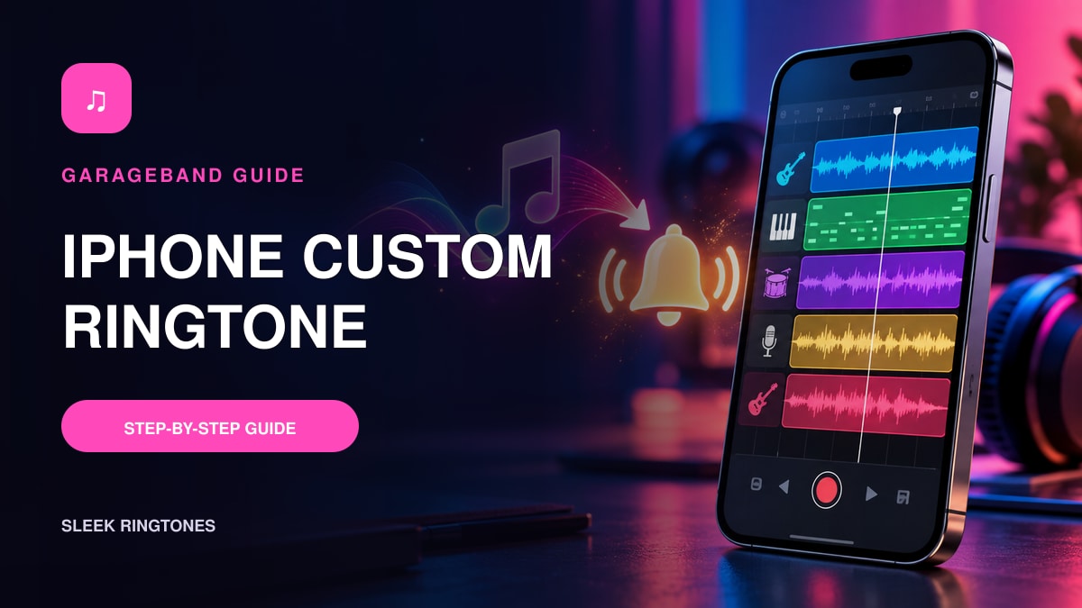 iPhone GarageBand custom ringtone workflow from audio file to ringtone export