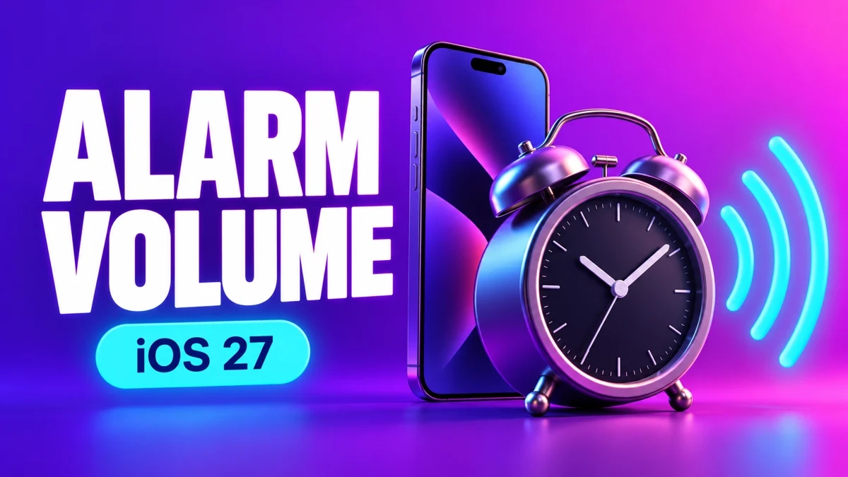 Conceptual illustration for How to Set iPhone Alarm Volume Separately from Your Ringtone