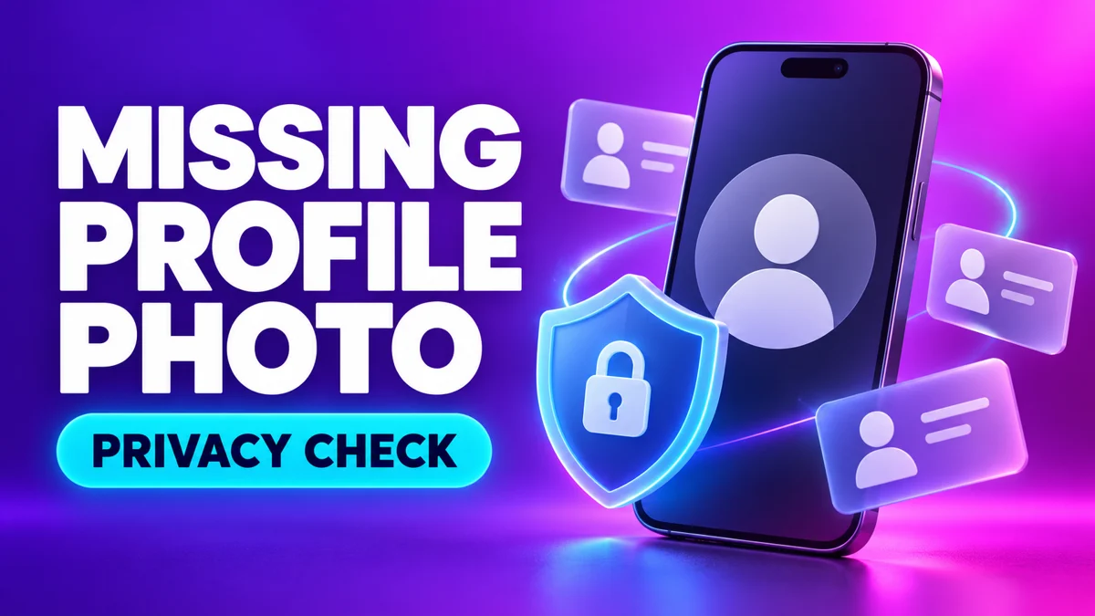 Conceptual illustration for WhatsApp Profile Picture Not Showing: What to Check Before Assuming a Block