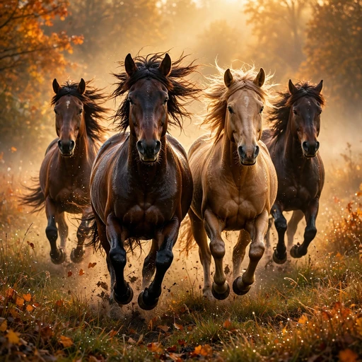 Wild Hearts at Dawn Motivational WhatsApp DP wallpaper